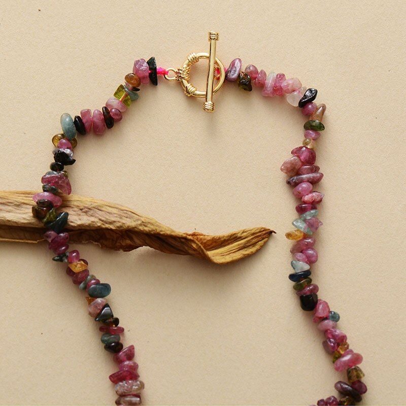 Göttlich Feminine Turmalin-Halskette