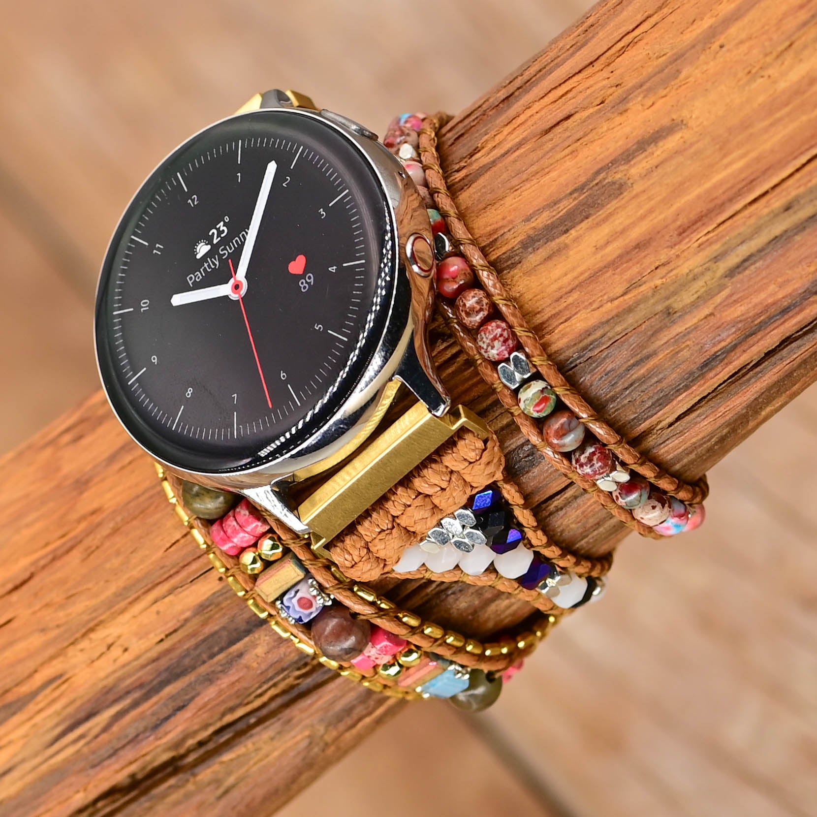 Frühlingsglanz Kaiserlicher Jaspis Samsung Uhrenarmband