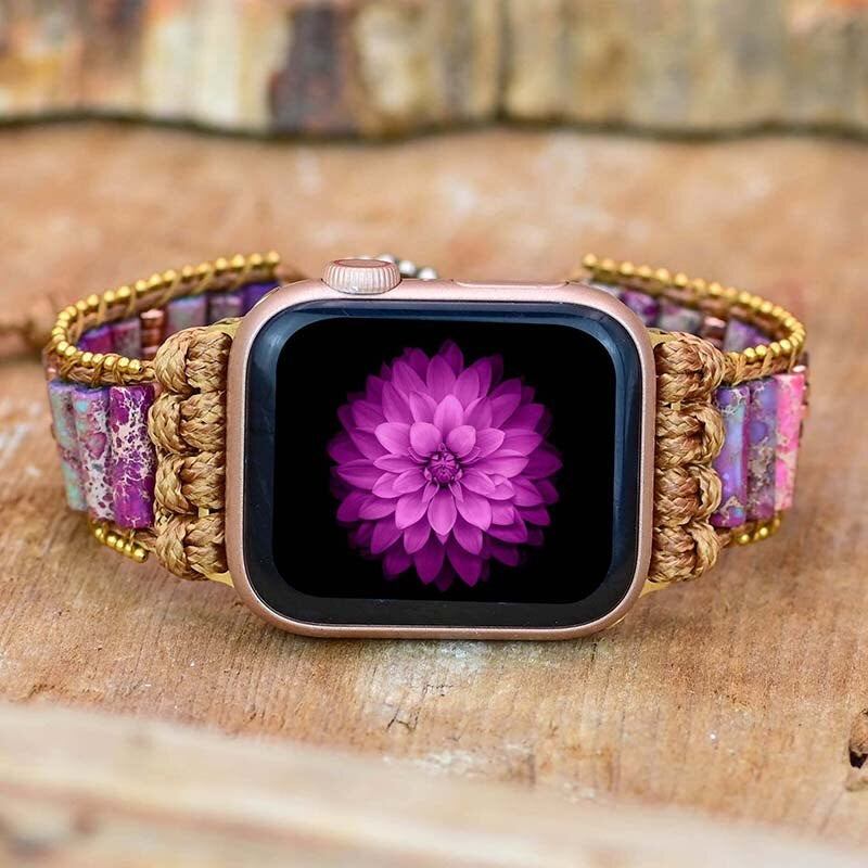 Pretty Goddess Kaiserjaspis Apple Watch Uhrenarmband