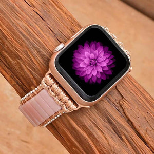 Liebevolle Berührung Rosa Opal Apple Watch Uhrenarmband