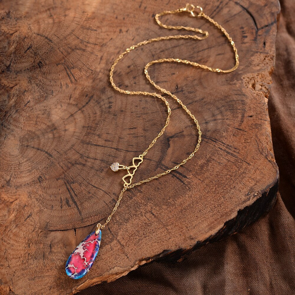Kaiserliche Jaspis-Halskette Für Reine Liebe & Stärke