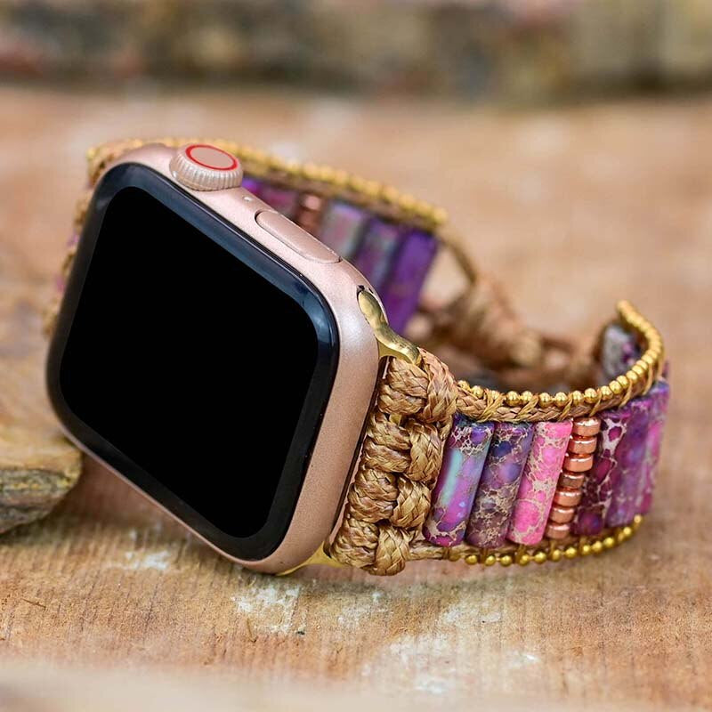 Pretty Goddess Kaiserjaspis Apple Watch Uhrenarmband