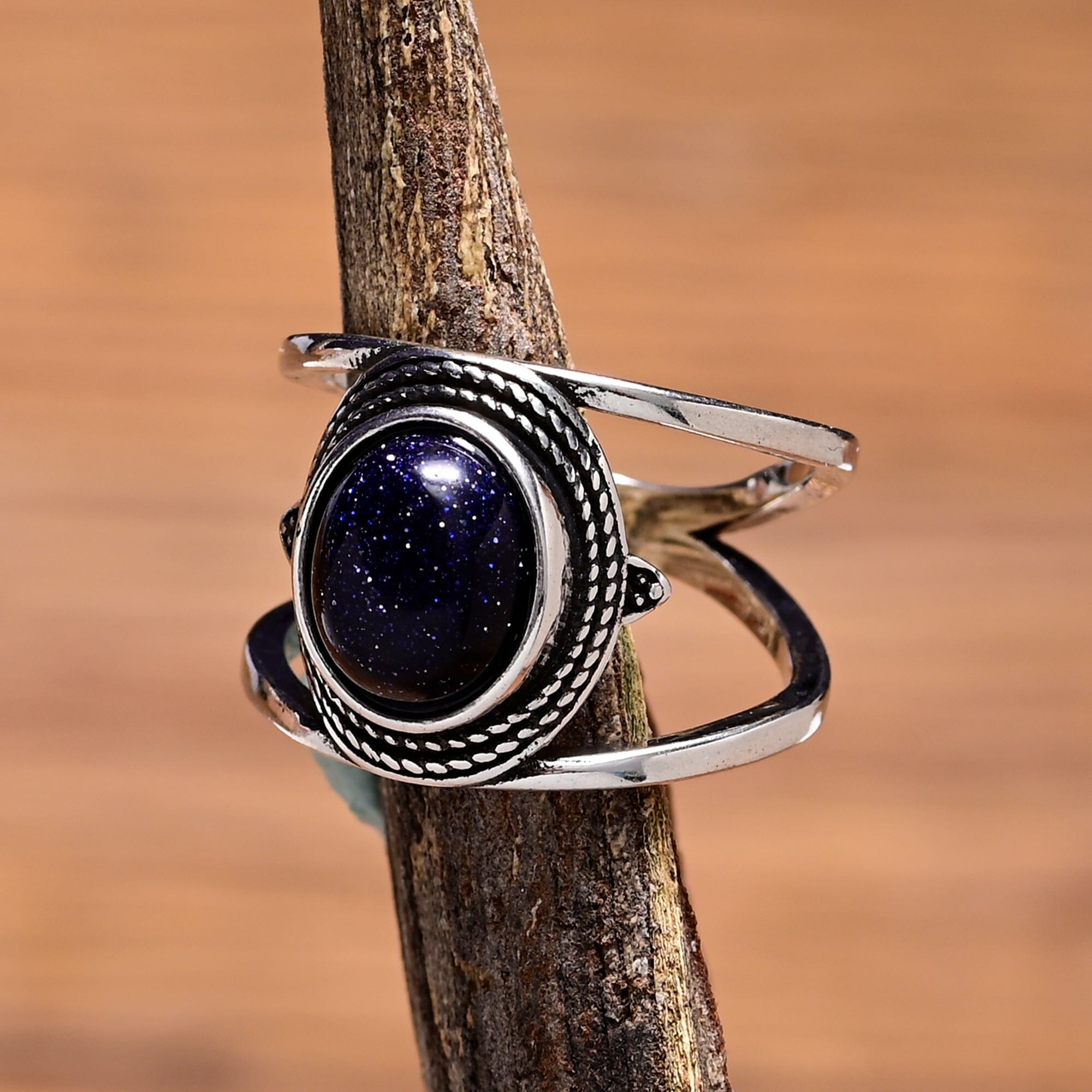 Gatani - Kosmos Ring Mit Blauem Sandstein