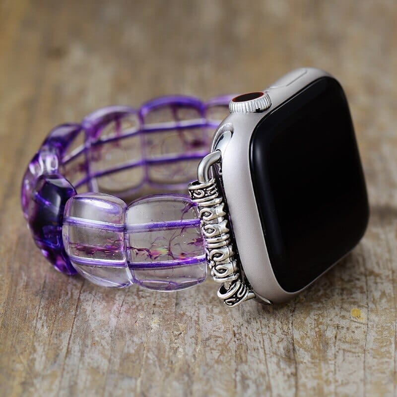 Reine Klarheit Smartwatch-Armband mit klarem Quarz