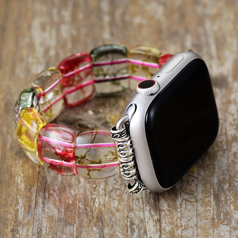 Reine Klarheit Smartwatch-Armband mit klarem Quarz