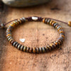 Tigerauge “Perlen Des Mutes” Armband