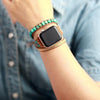 Lade das Bild in den Galerie-Viewer, Blaues Antennen Jaspis Edelstein Apple Watch-Uhrenarmband