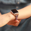 Lade das Bild in den Galerie-Viewer, Apple Watch-Uhrenarmband Mit Jaspis-Edelsteinen Im Boho-Stil